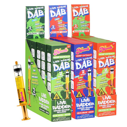 Numb THCA Live Rosin Badder Glass Syringe | 2g | 5ct
