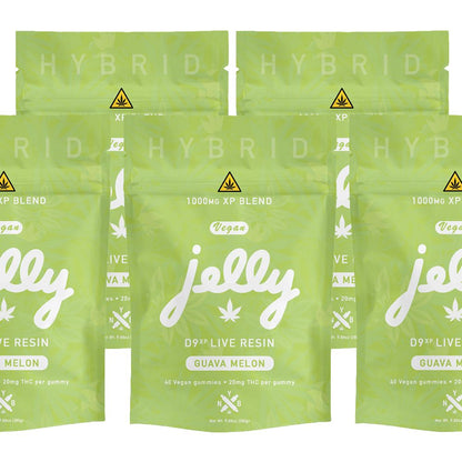 Not Your Bakery Jelly D9XP Vegan Gummies | 1000mg | 40pc | 5pk Bundle