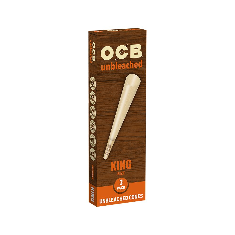 OCB Unbleached Pre-Rolled Cones | 24pk