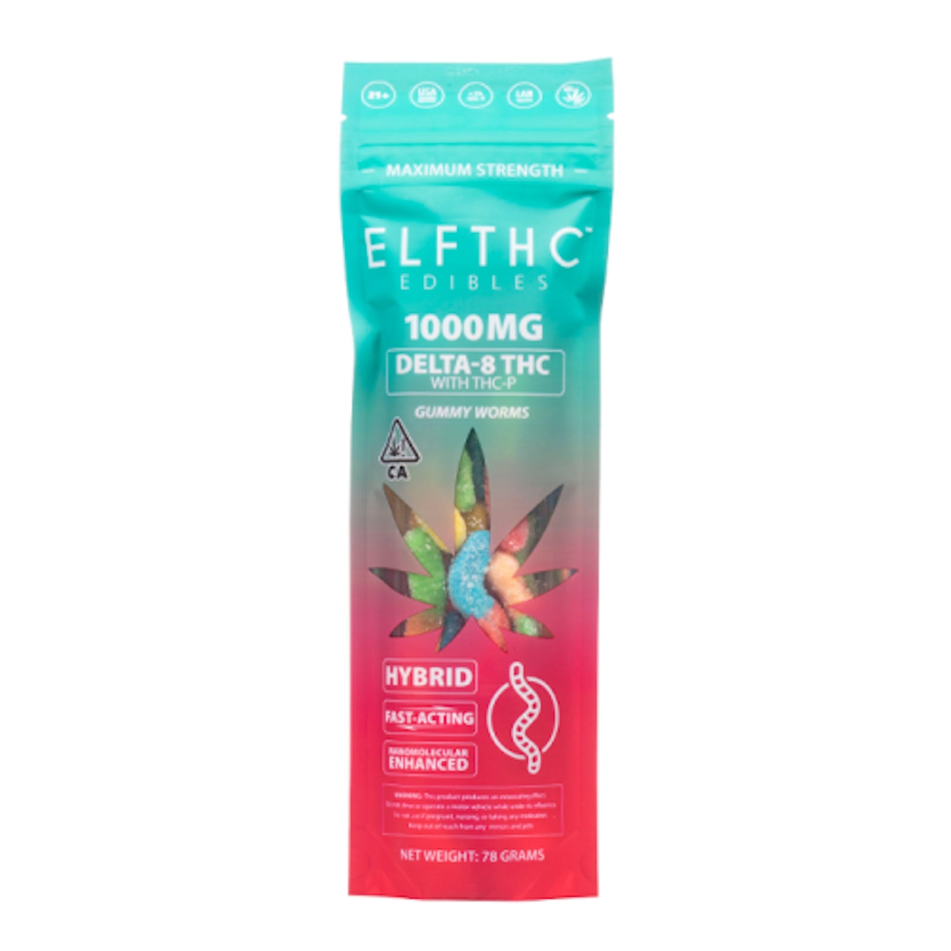 ELF Delta 8 + THC-P Edibles 1000mg