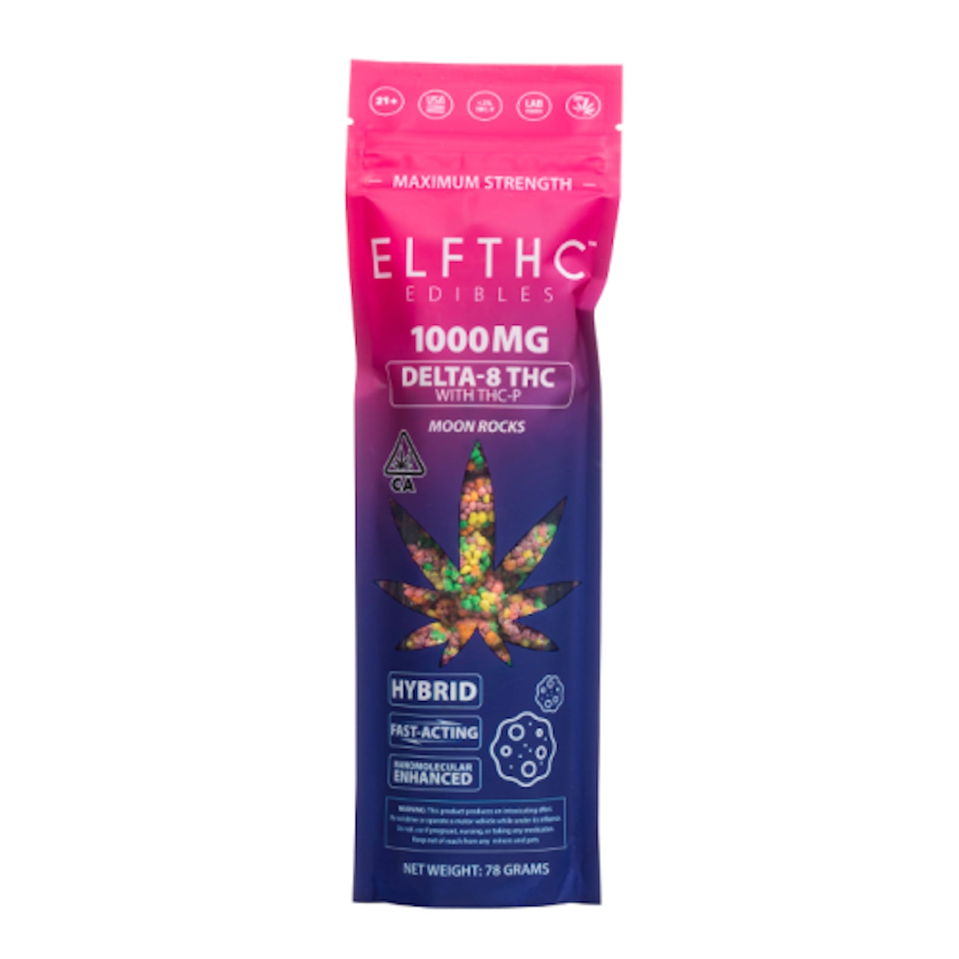 ELF Delta 8 + THC-P Edibles 1000mg