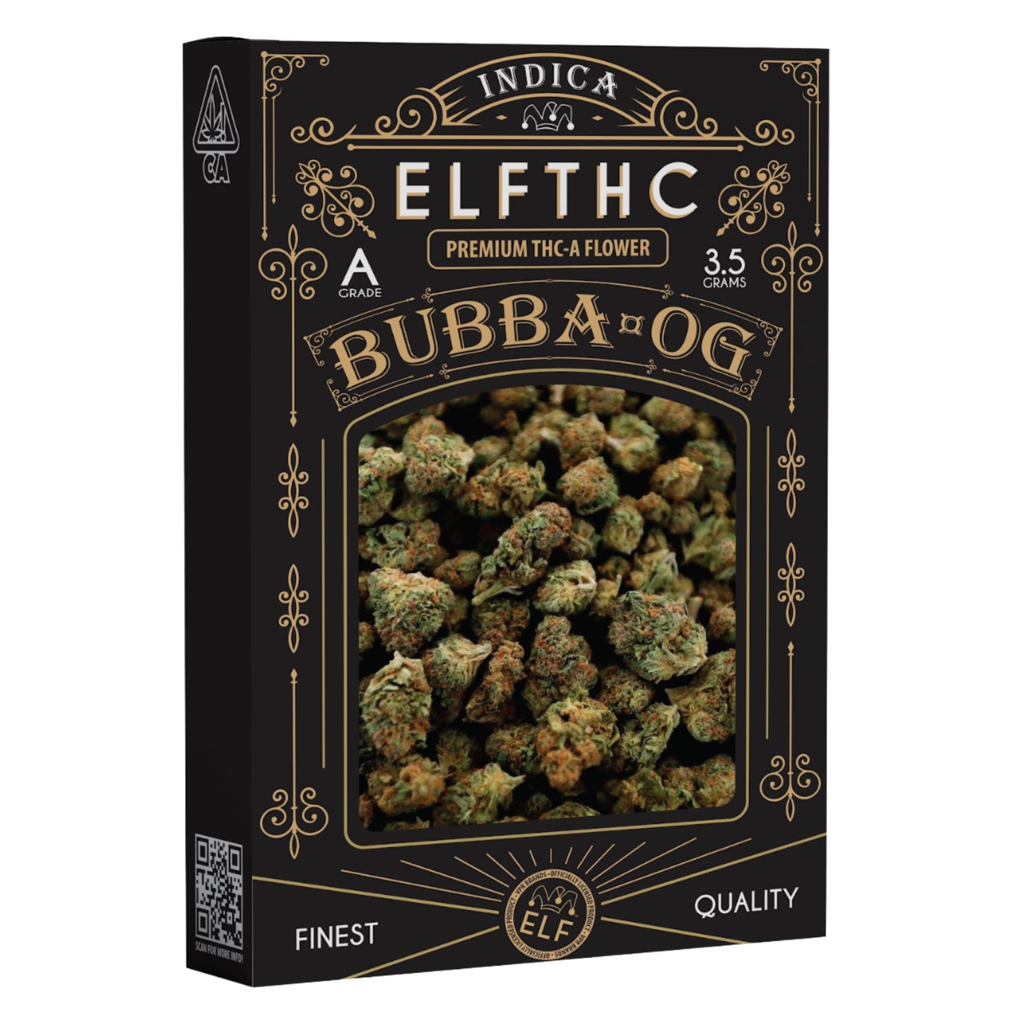 ELF Premium Bubba OG THC-A Flower 3g