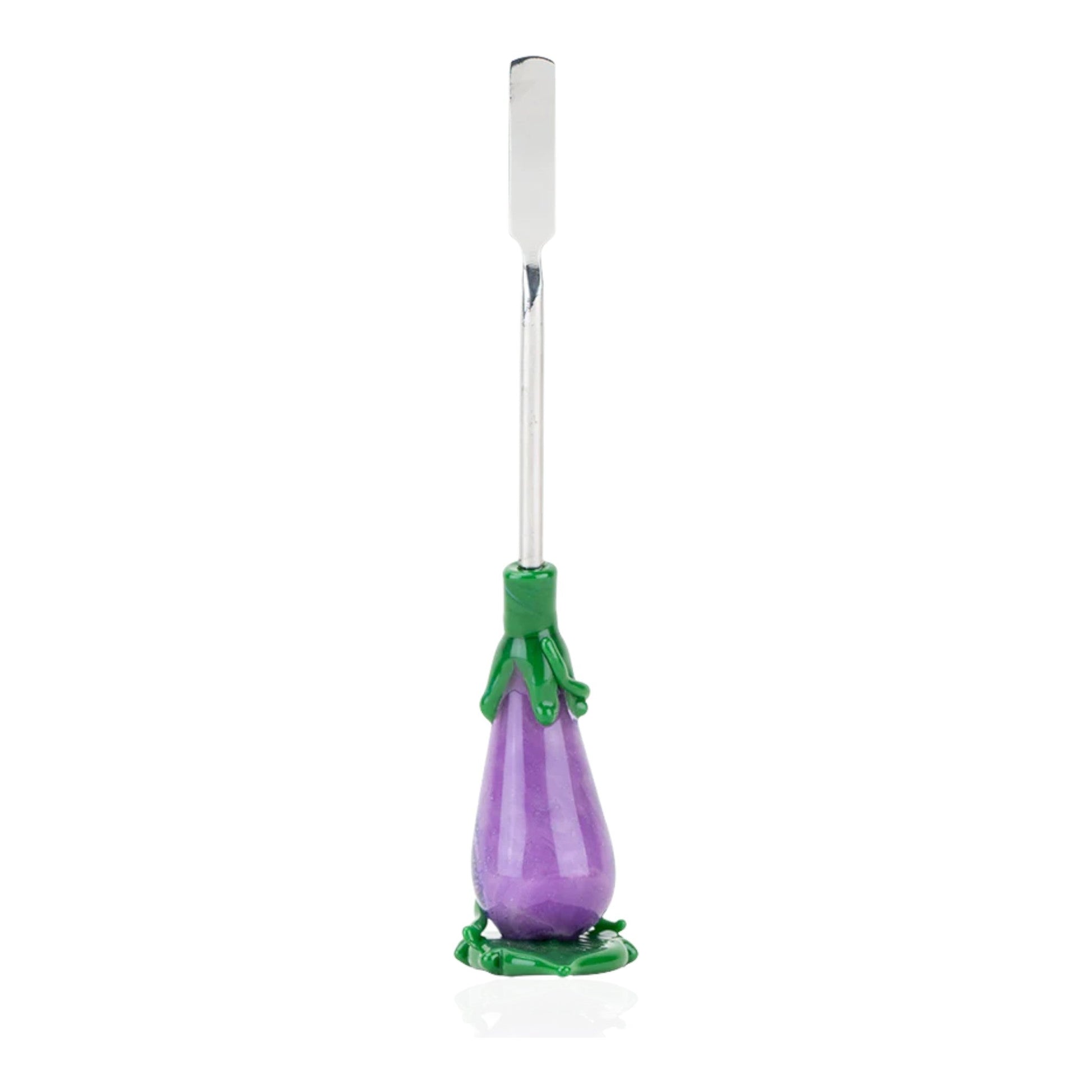 Empire Glassworks Eggplant Dab Tool 4in Borosilicate Glass
