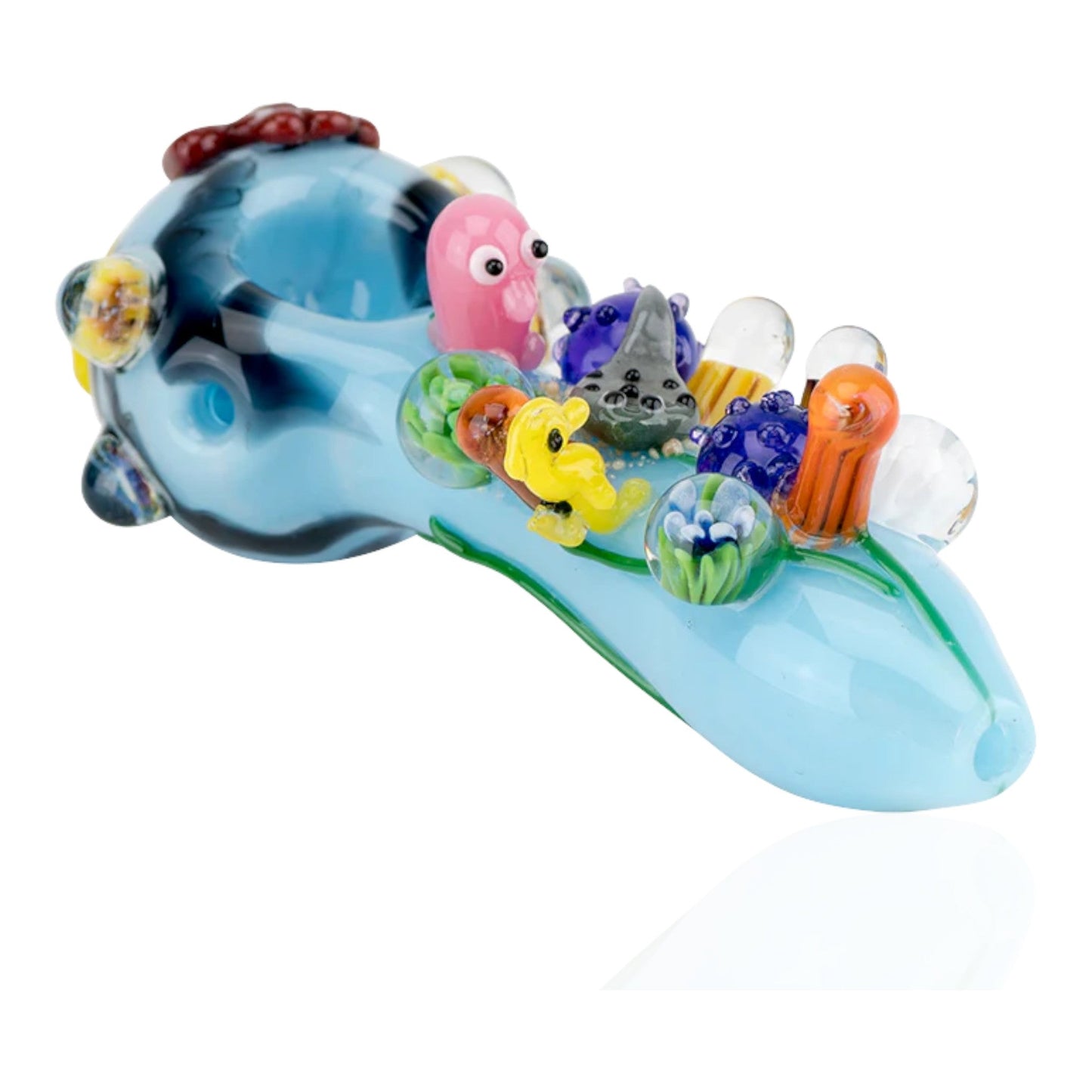 Empire Glassworks Great Barrier Reef Pipe 4in