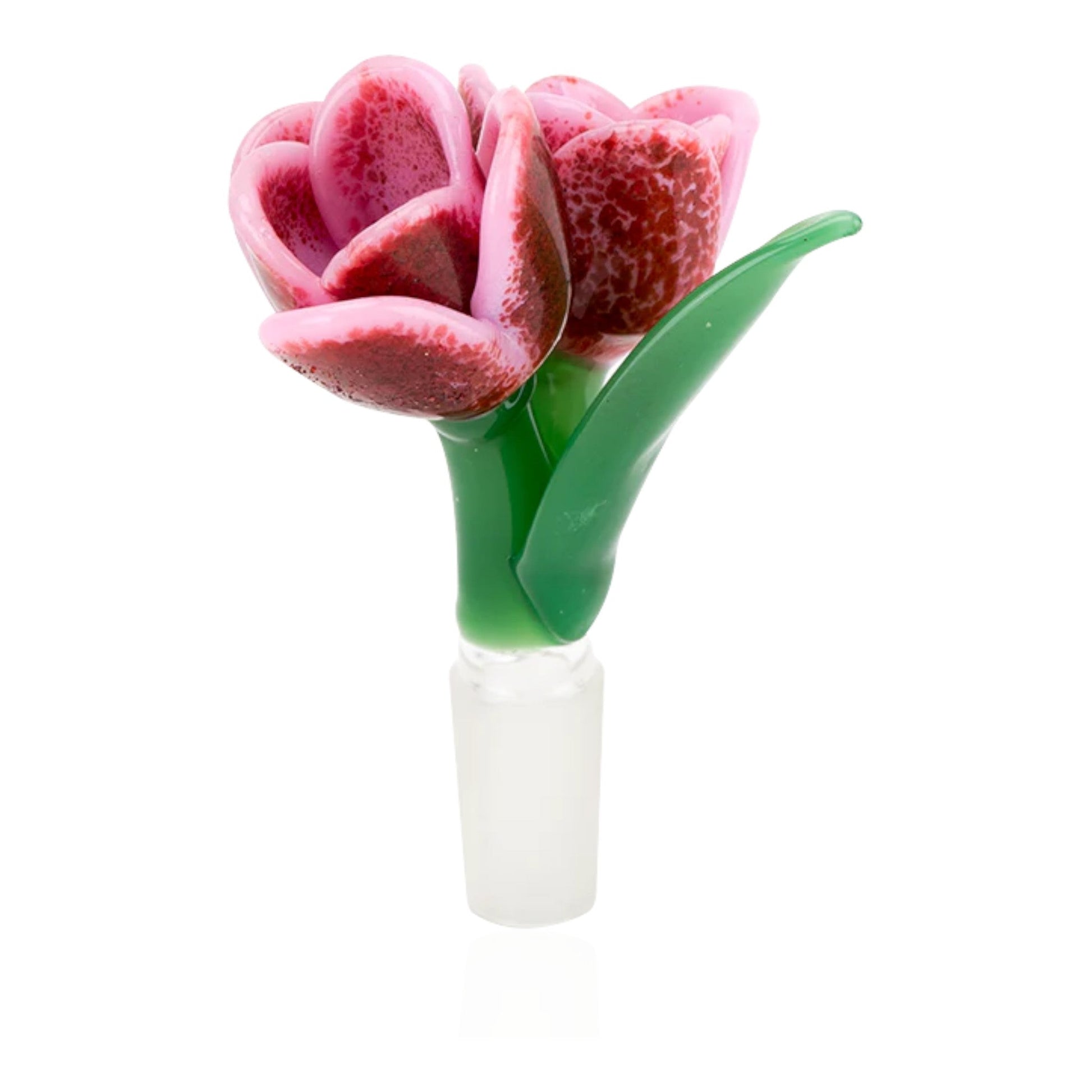 Empire Glassworks Pink Tulip Bowl 14mm Male Borosilicate Glass
