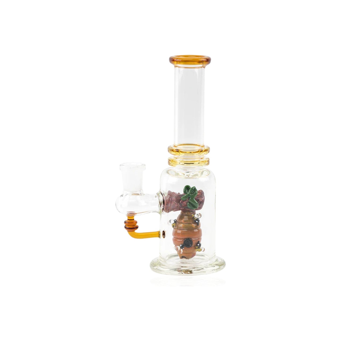 Empire Glassworks Renew Bee Hive Mini Beaker Bong 7in