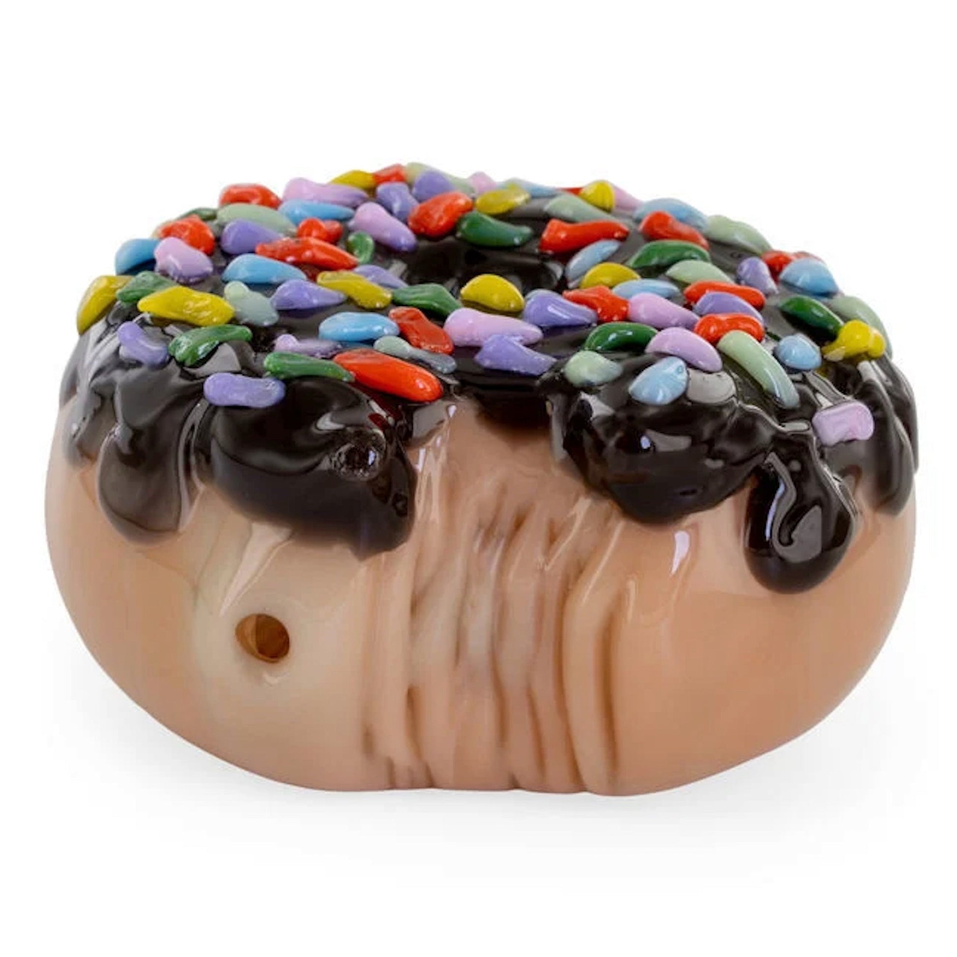 Empire Glassworks Sprinkle Donut Pipe 3in Borosilicate Glass