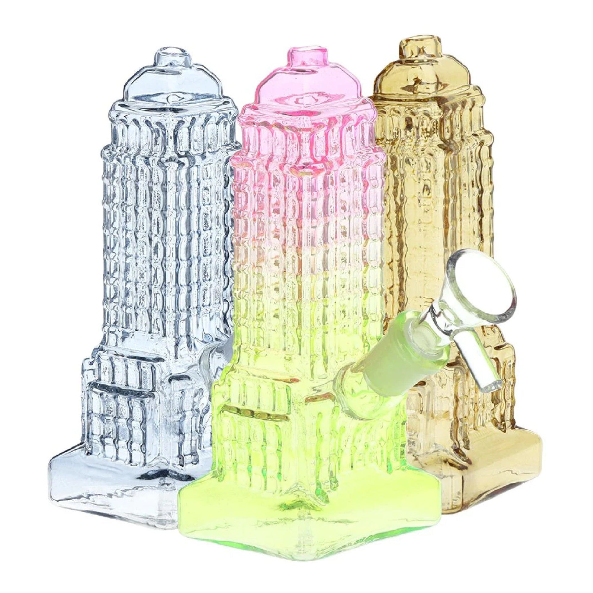 Empire State of Mind Glass Bong 6in