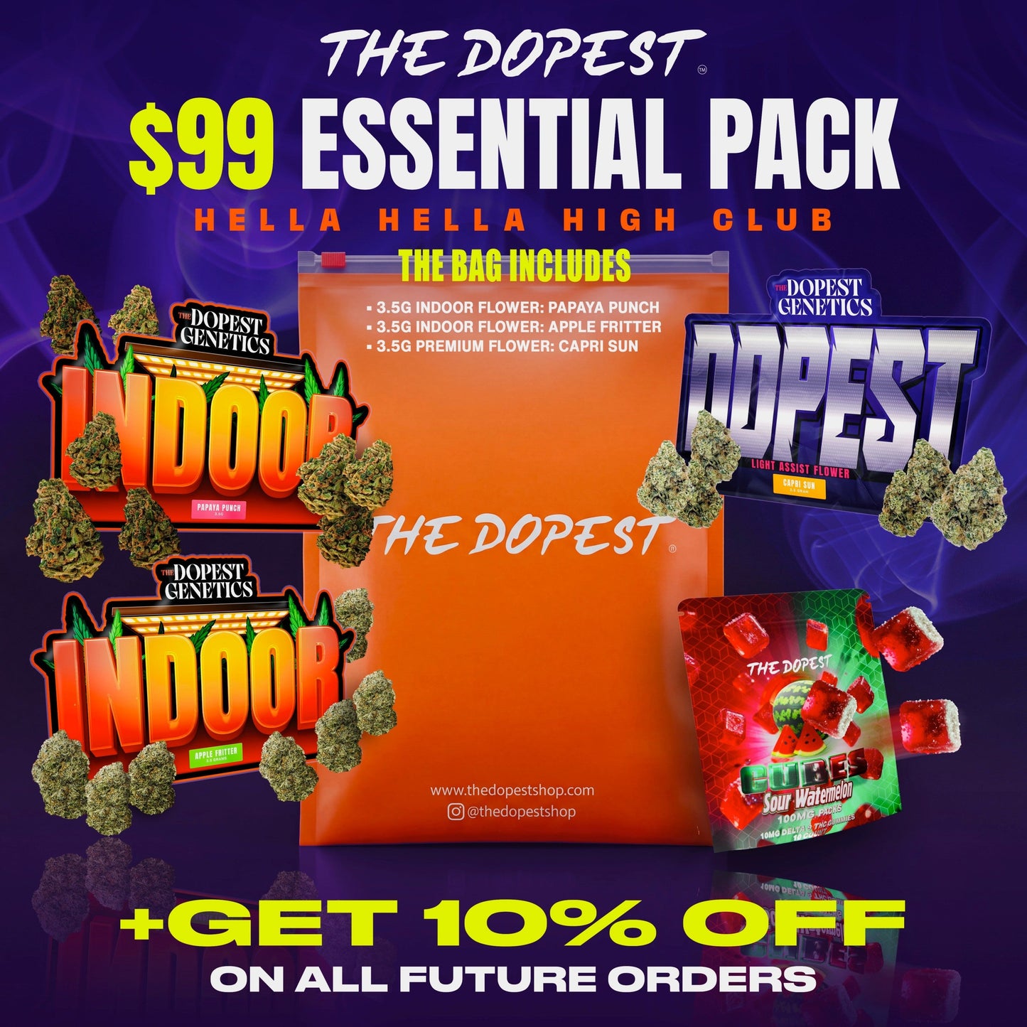 The Dopest Hella High Club Essentials Pack