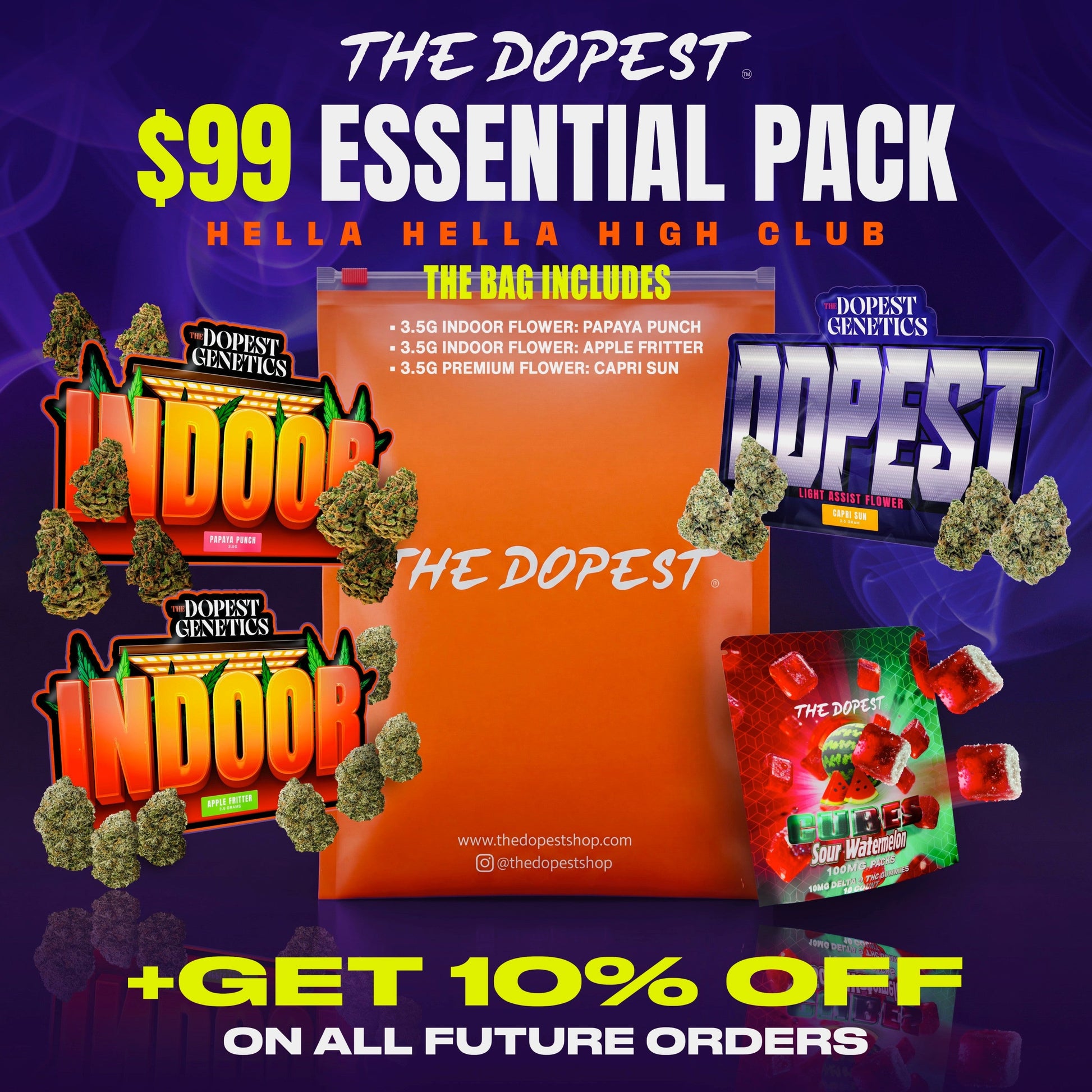 The Dopest Hella High Club Essentials Pack