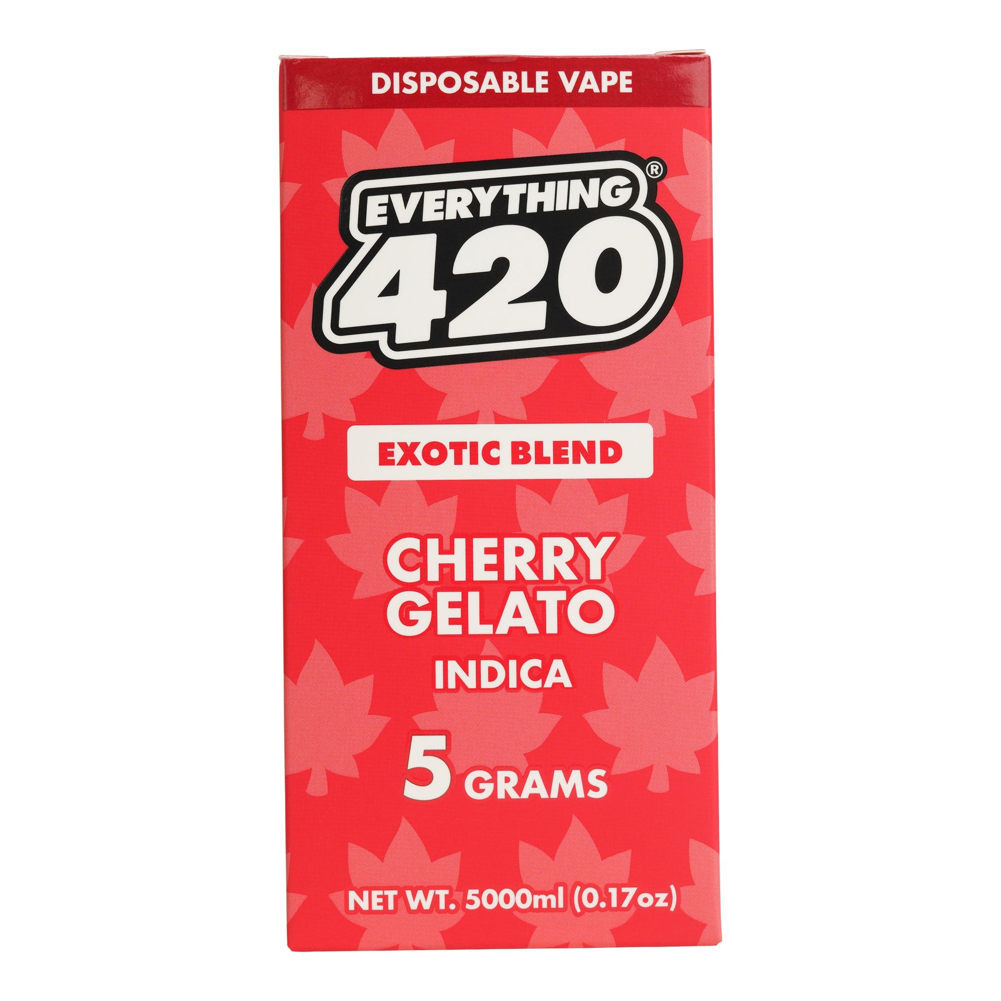 Everything 420 Cherry Gelato Exotic Blend Vaporizer 5000mg