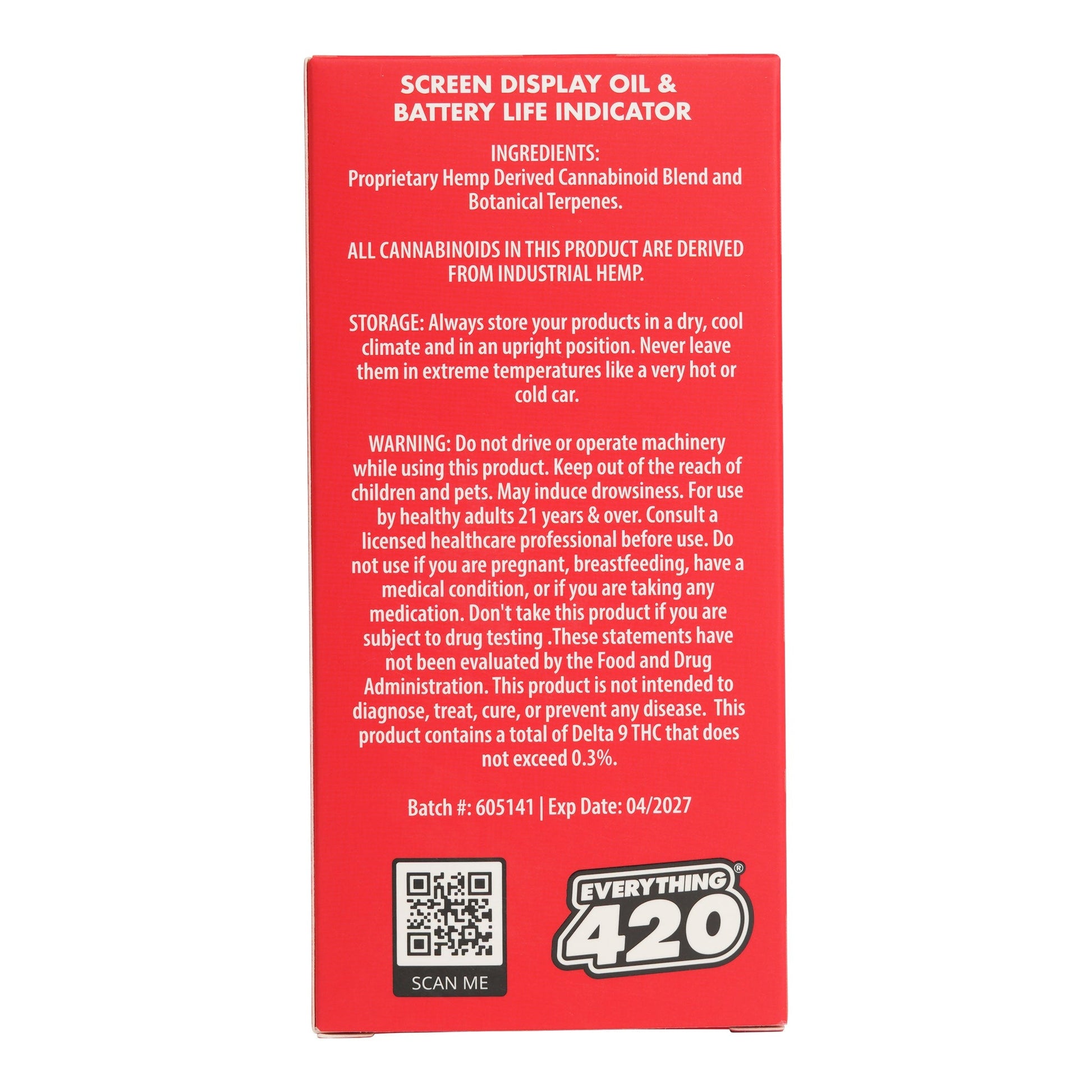 Everything 420 Cherry Gelato Exotic Blend Vaporizer 5000mg