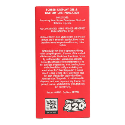 Everything 420 Cherry Gelato Exotic Blend Vaporizer 5000mg