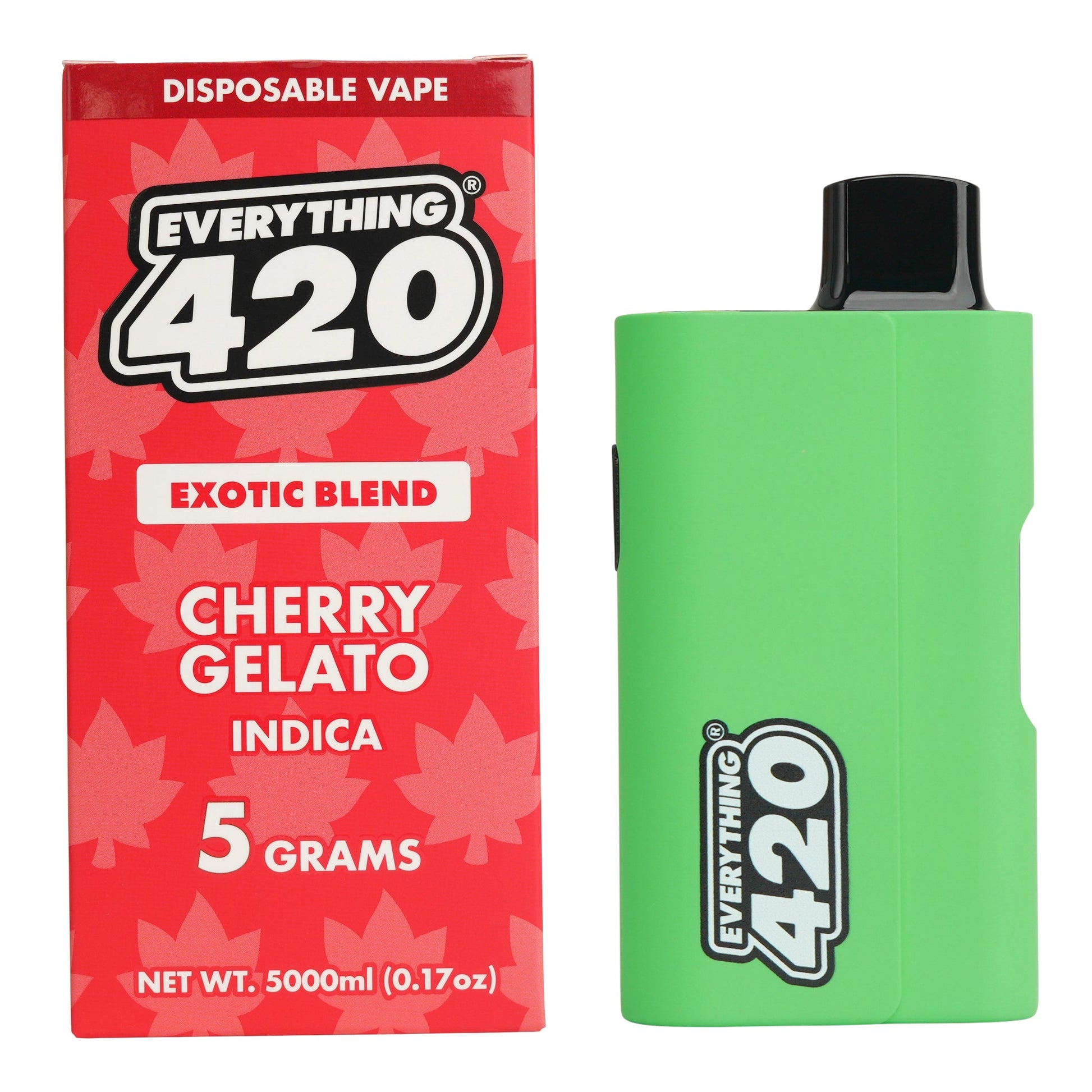 Everything 420 Cherry Gelato Exotic Blend Vaporizer 5000mg
