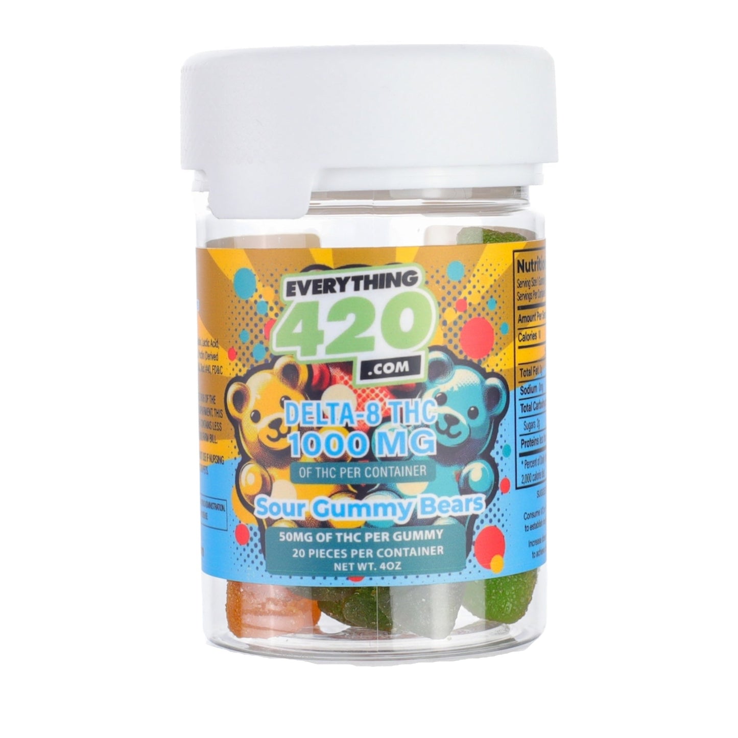 Everything 420 Delta 8 Gummies 1000mg 15ct