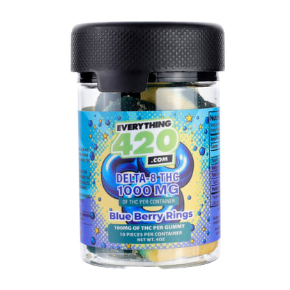 Everything 420 Delta 8 Gummies 1000mg 15ct