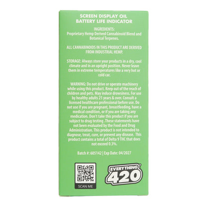 Everything 420 Lemon Octane Exotic Blend Vaporizer 5000mg