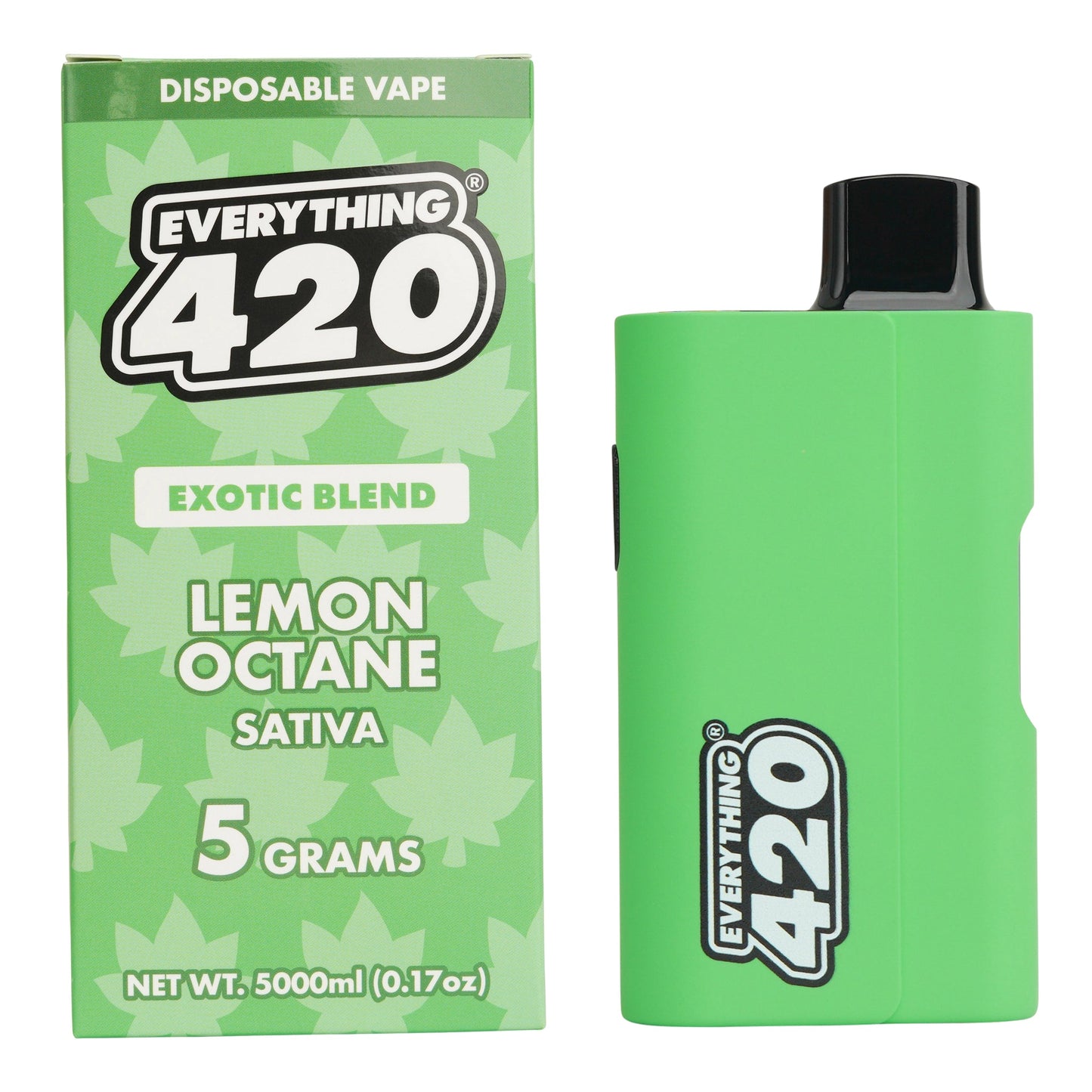 Everything 420 Lemon Octane Exotic Blend Vaporizer 5000mg