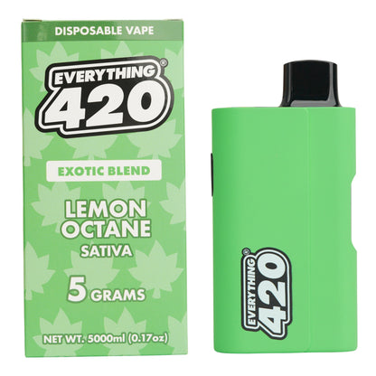 Everything 420 Lemon Octane Exotic Blend Vaporizer 5000mg