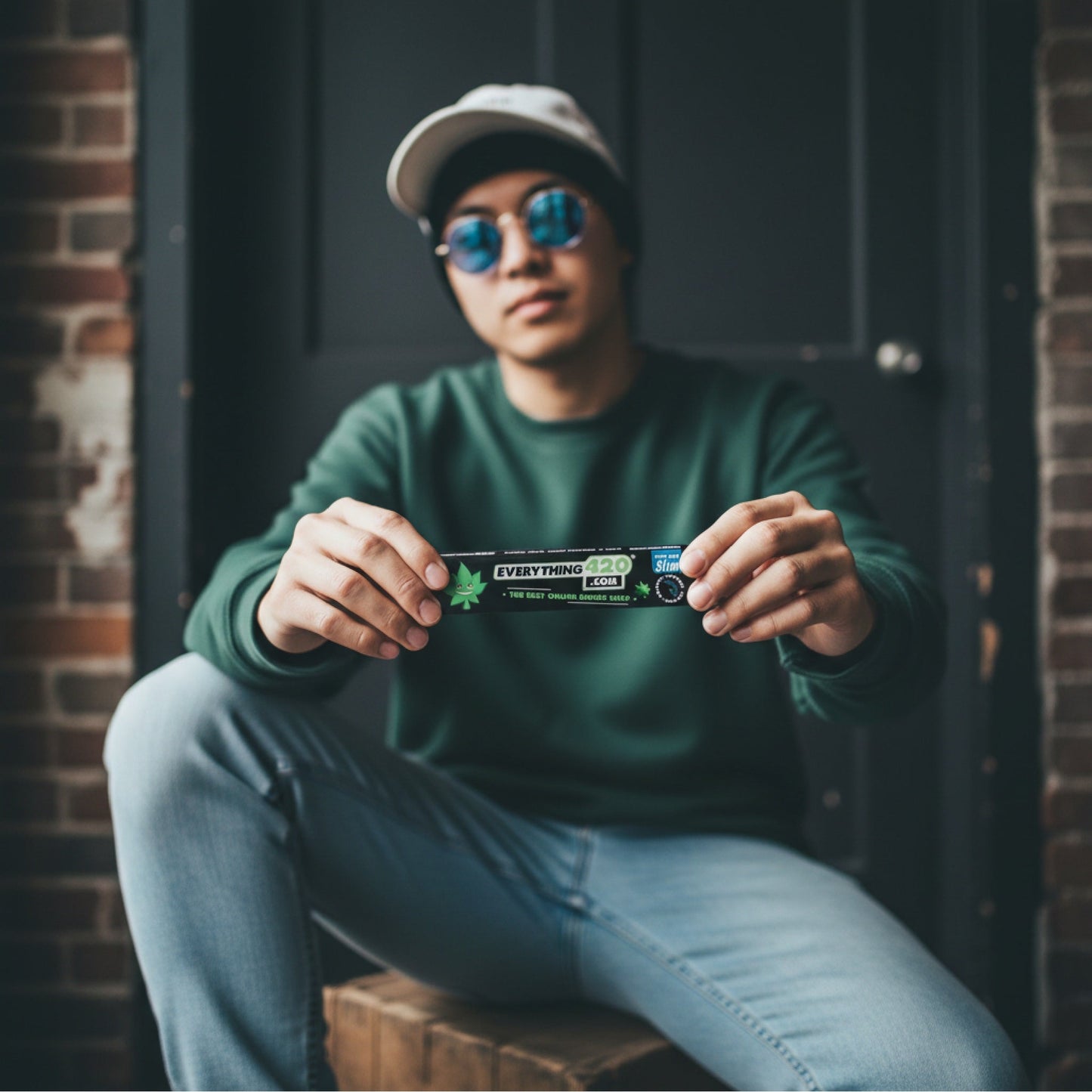 E420 King Size Slim Rolling Papers With Tips 32 Ct