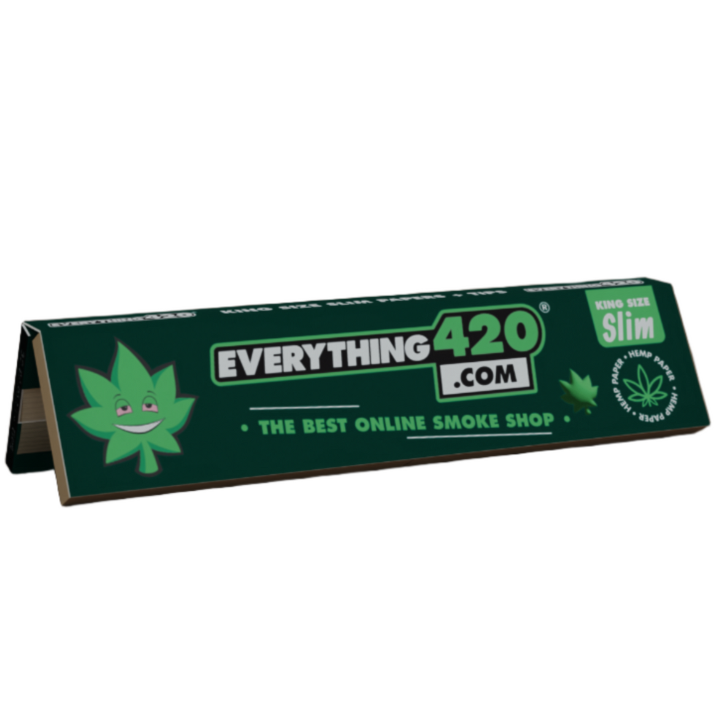 E420 King Size Slim Rolling Papers 32pk With Tips