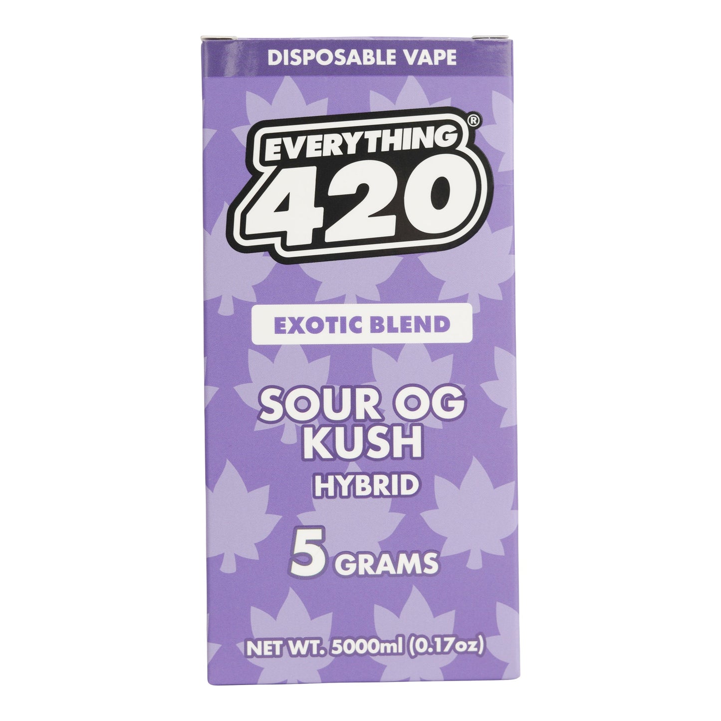 Everything 420 Sour OG Kush Exotic Blend Vaporizer 5000mg