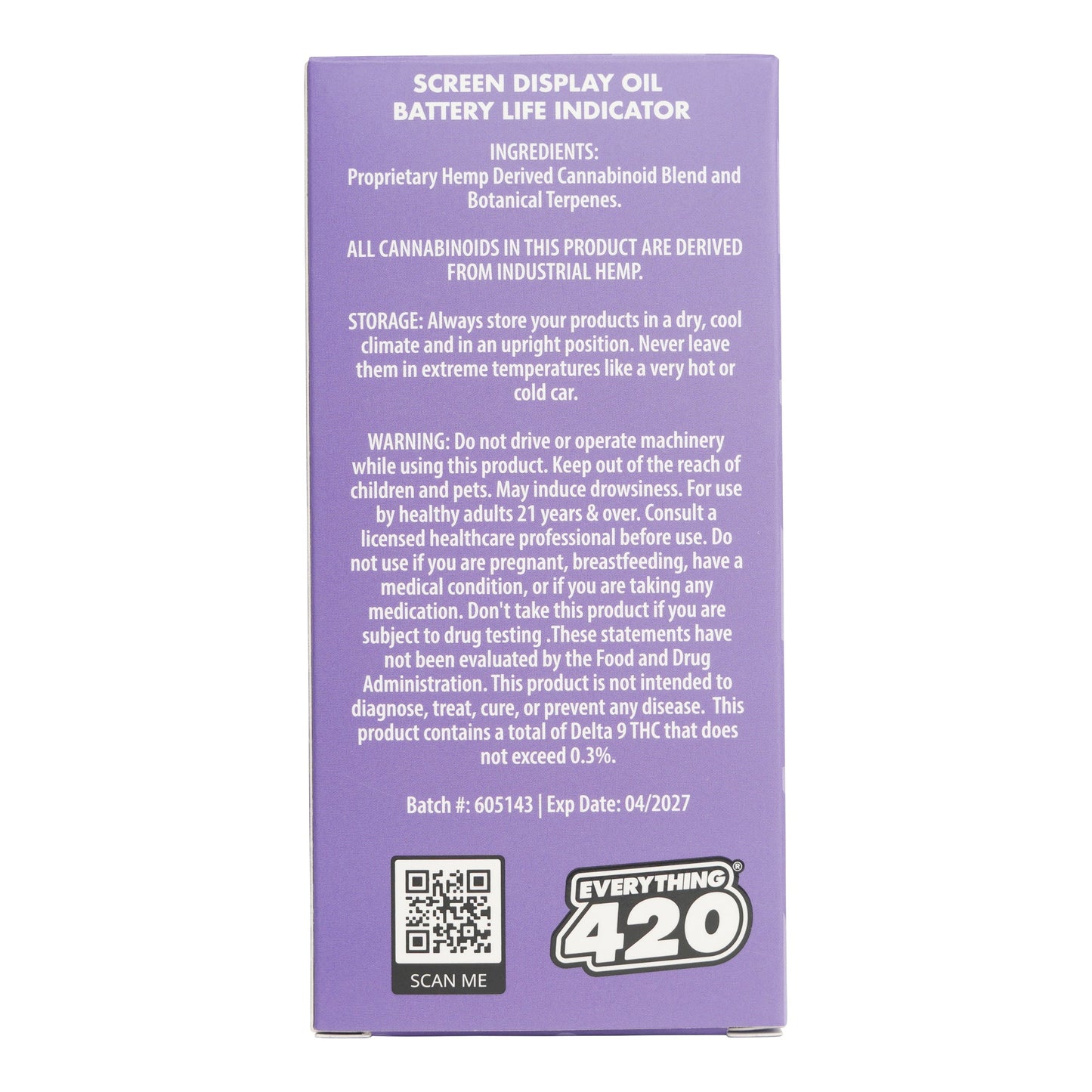 Everything 420 Sour OG Kush Exotic Blend Vaporizer 5000mg