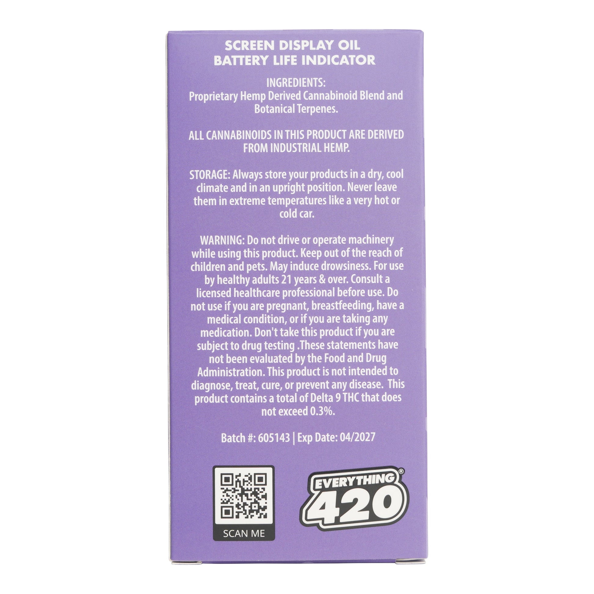 Everything 420 Sour OG Kush Exotic Blend Vaporizer 5000mg