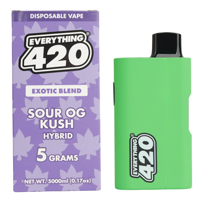 Everything 420 Sour OG Kush Exotic Blend Vaporizer 5000mg