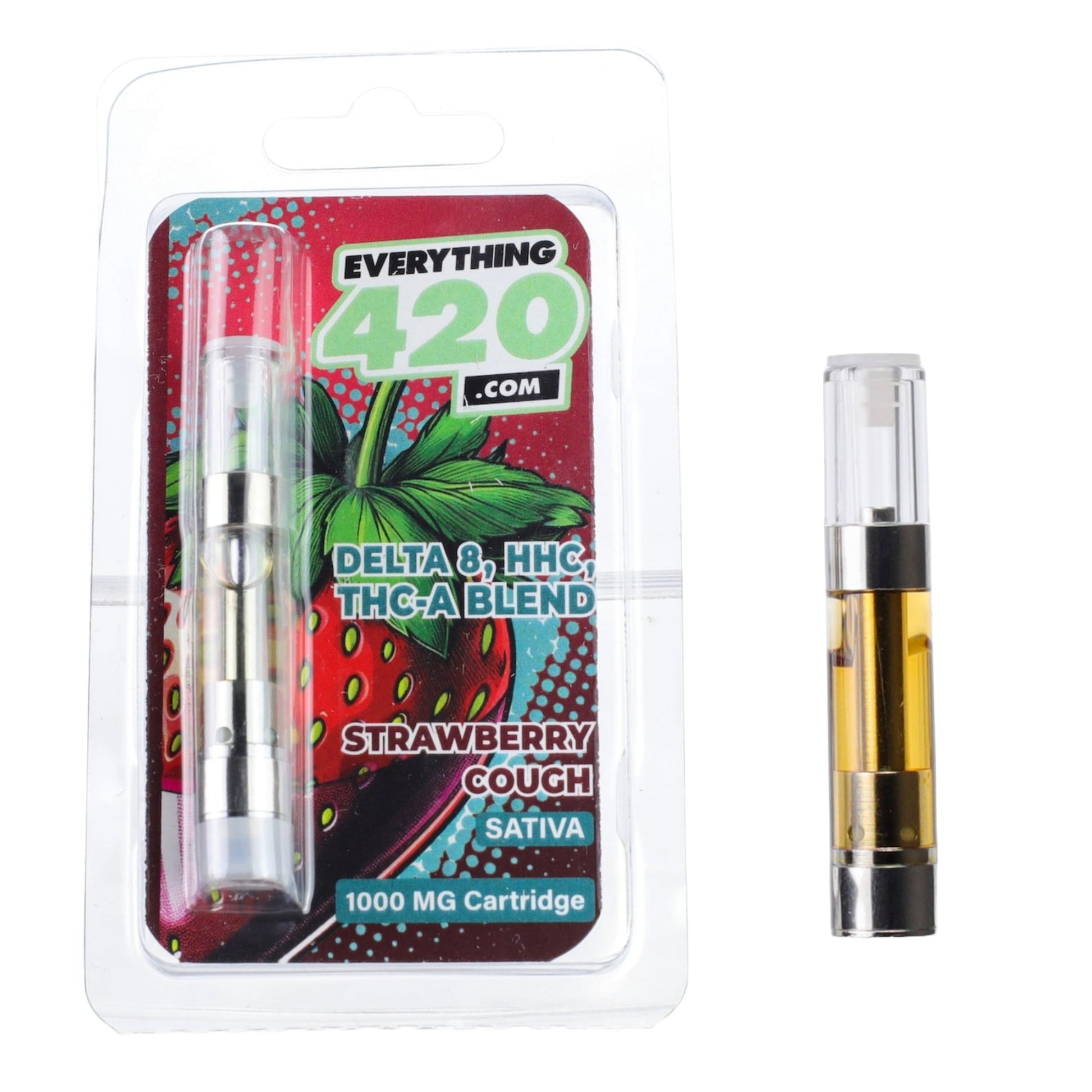 Everything 420 Strawberry Cough THC-A Cartridge 1000mg