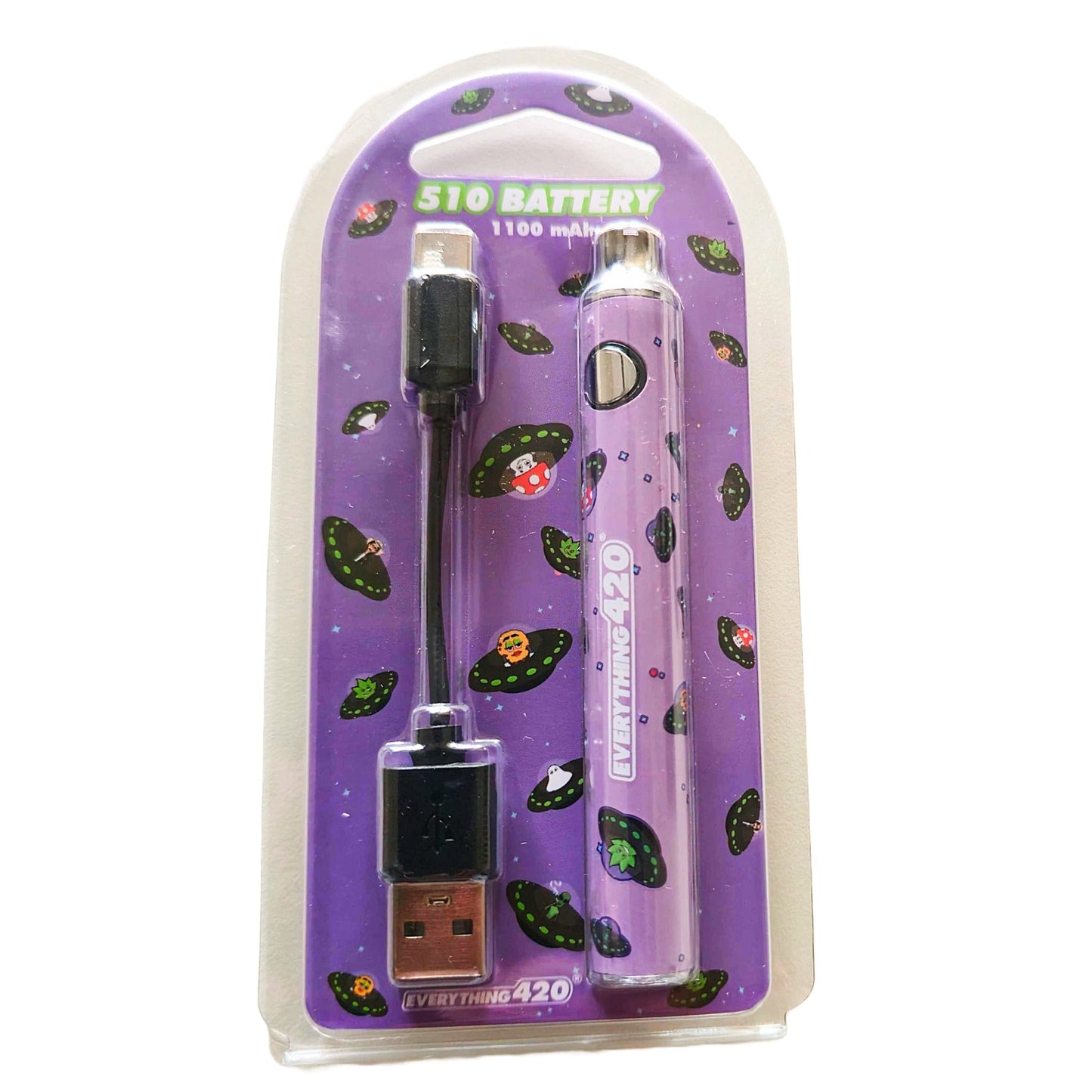 E420 Accessories UFO Vape Pen Battery 1100mAh 510 Thread