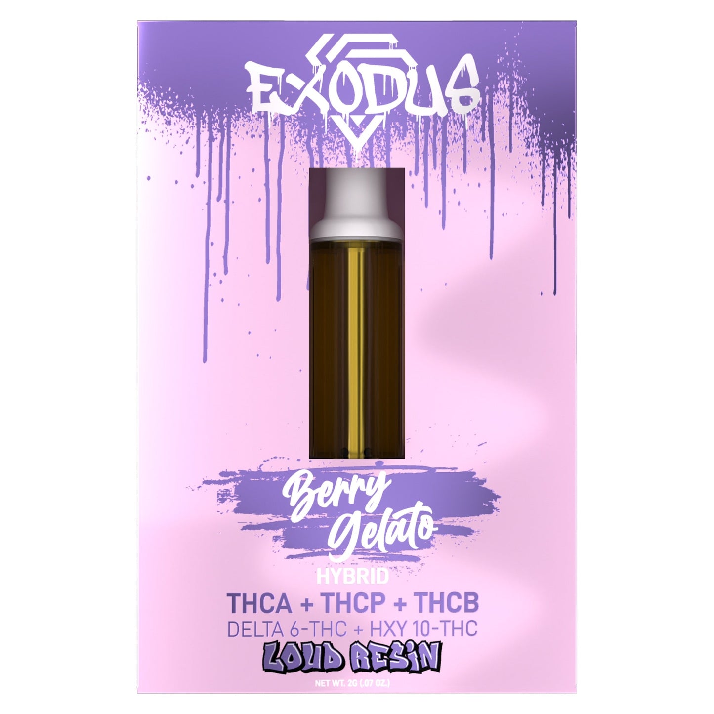 Exodus Berry Gelato THC-A Cartridge 2000mg
