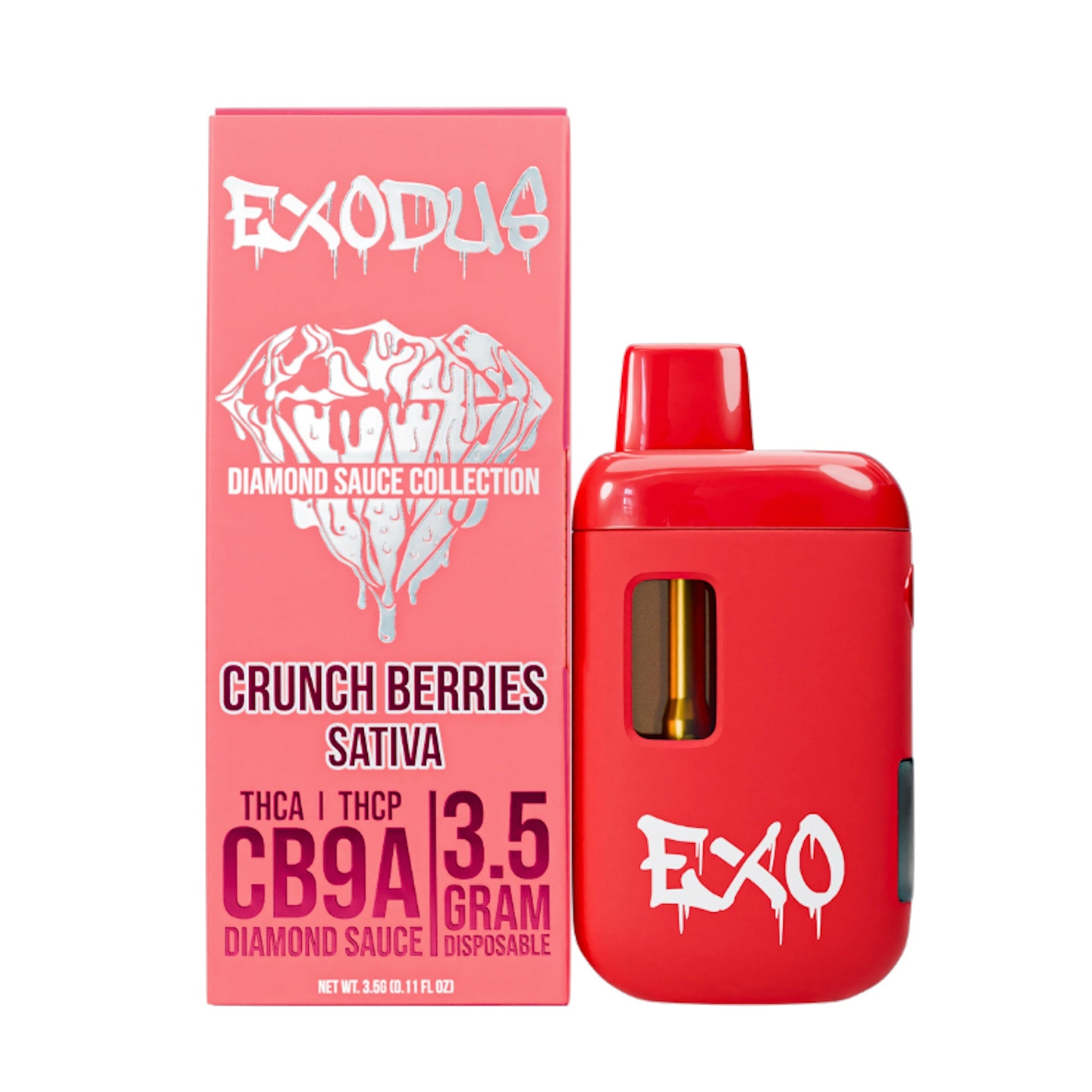 Exodus Diamond Sauce THC-A + CB9A Vaporizer 3500mg