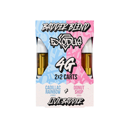 Exodus Live Badder Blend 2x2 Cartridges 4000mg