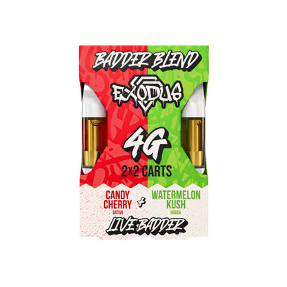 Exodus Live Badder Blend 2x2 Cartridges 4000mg