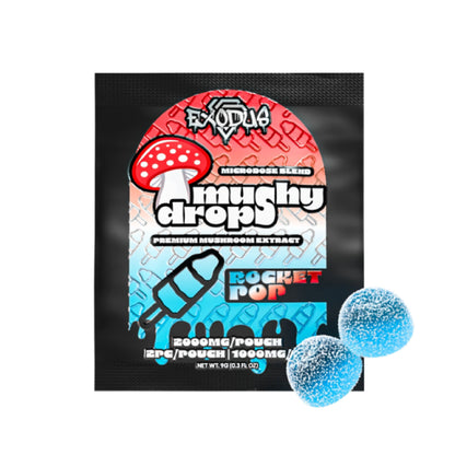 Exodus Mushy Drops Gummy Pouches 2000mg