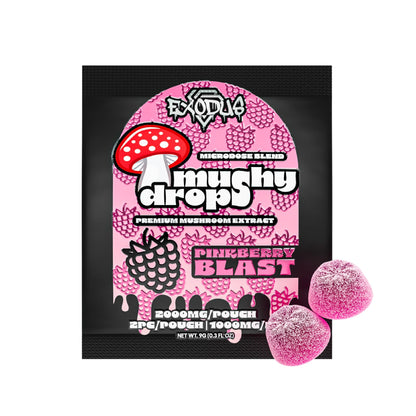 Exodus Mushy Drops Gummy Pouches 2000mg