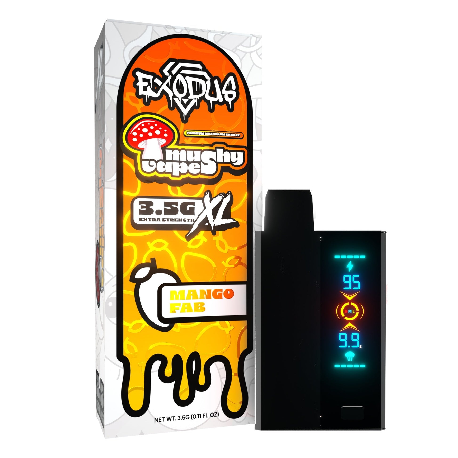Exodus Mushy Premium Mushroom XL Vaporizer 3500mg