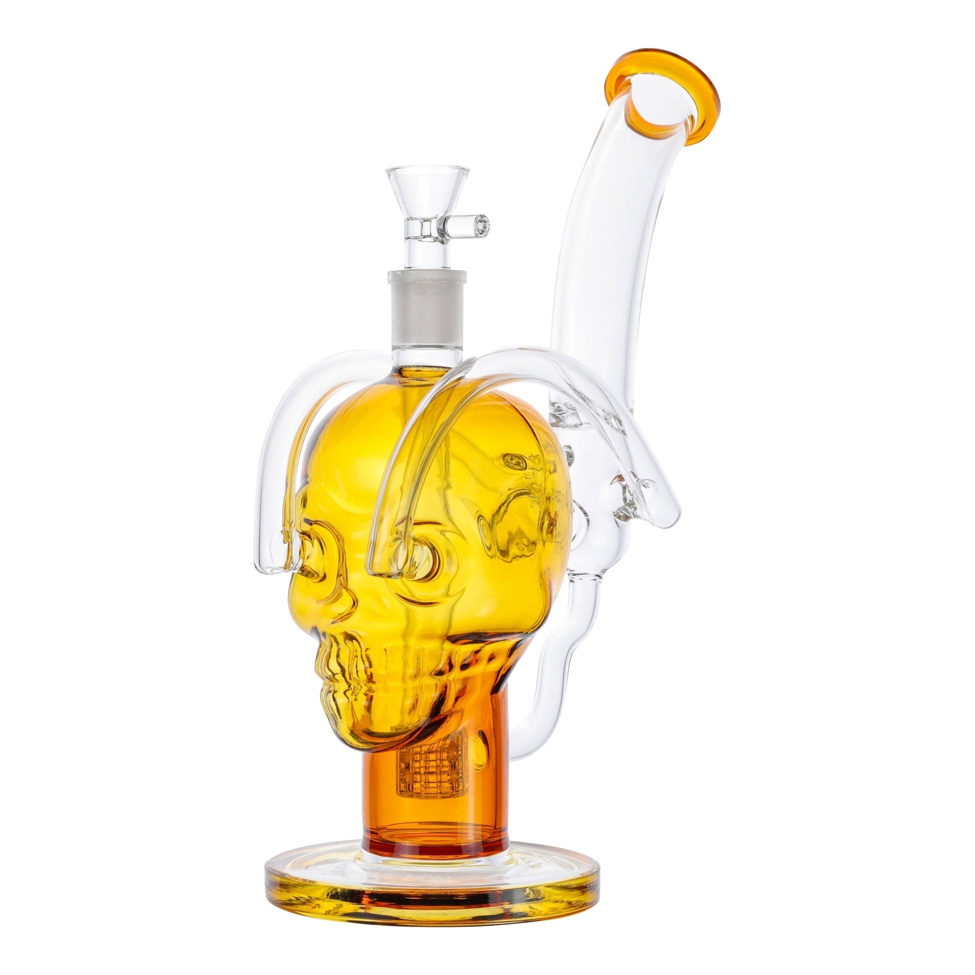 Experimental Skull Bong 13in Borosilicate Glass