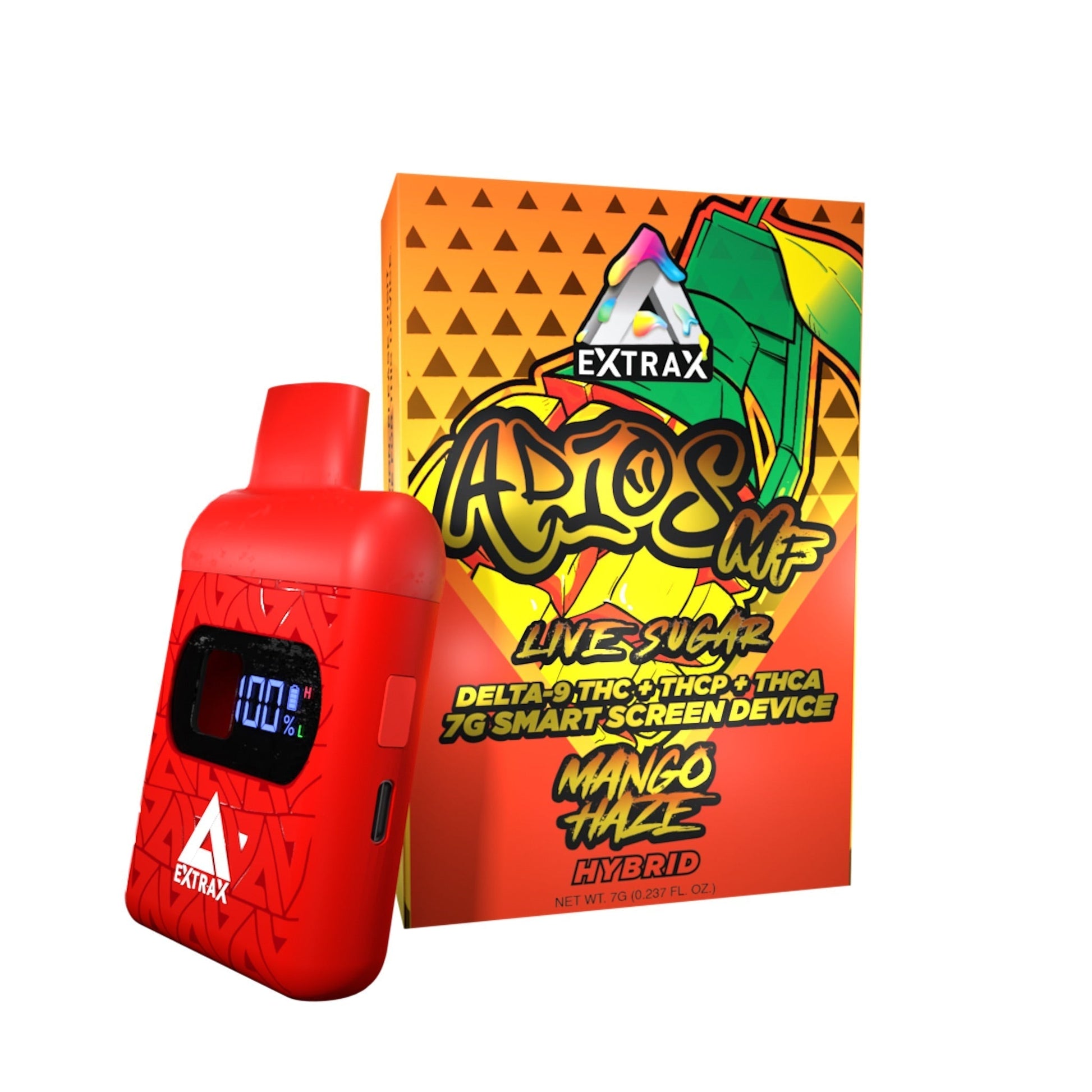Extrax Adios MF THC-A Live Sugar Vaporizer 7000mg