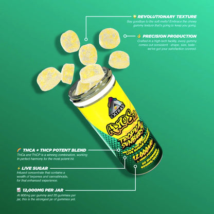 Extrax Adios THC-A Gummies 12000mg 20ct