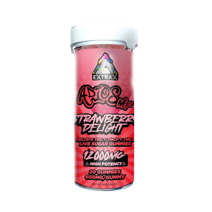 Extrax Adios THC-A Gummies 12000mg 20ct