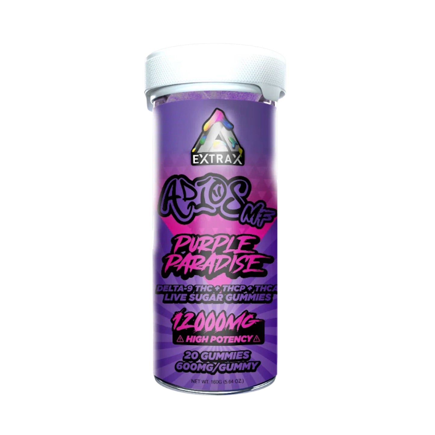 Extrax Adios THC-A Gummies 12000mg 20ct