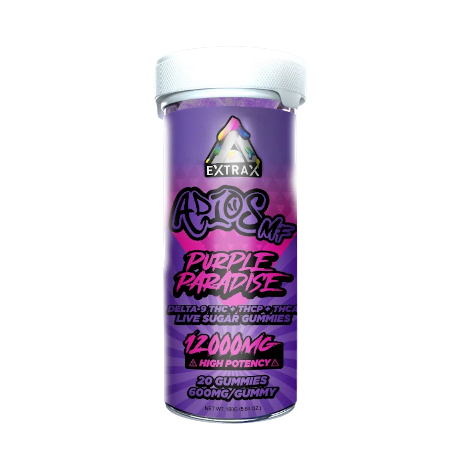 Extrax Adios THC-A Gummies 12000mg 20ct