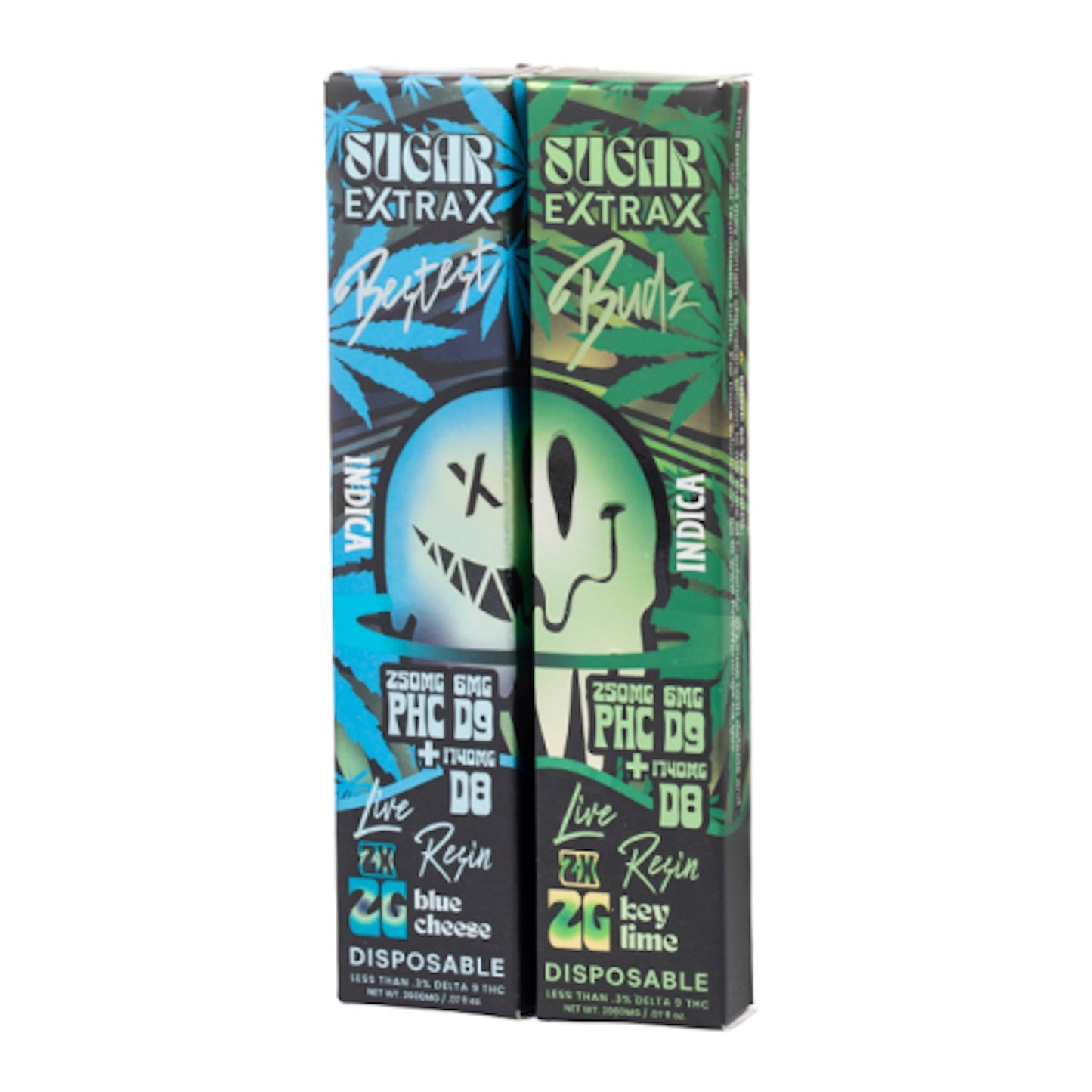 Extrax Bestest Buds Delta 8+9 Vaporizer 2 Pack