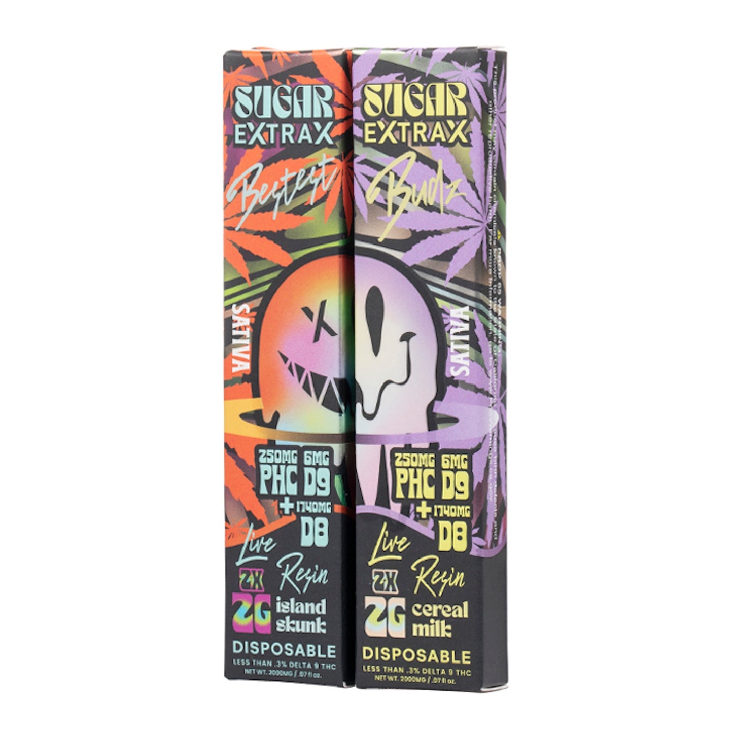 Extrax Bestest Buds Delta 8+9 Vaporizer 2 Pack