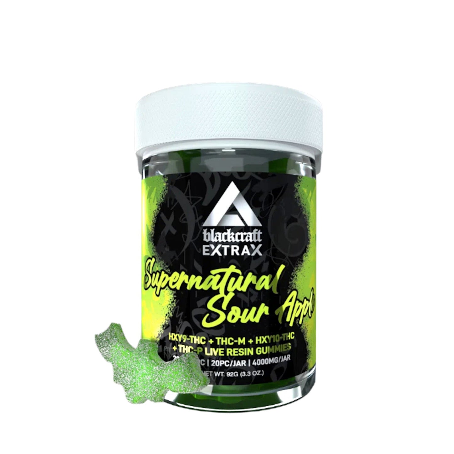 Extrax Blackcraft THC-P THC-M Gummies 4000mg 20ct