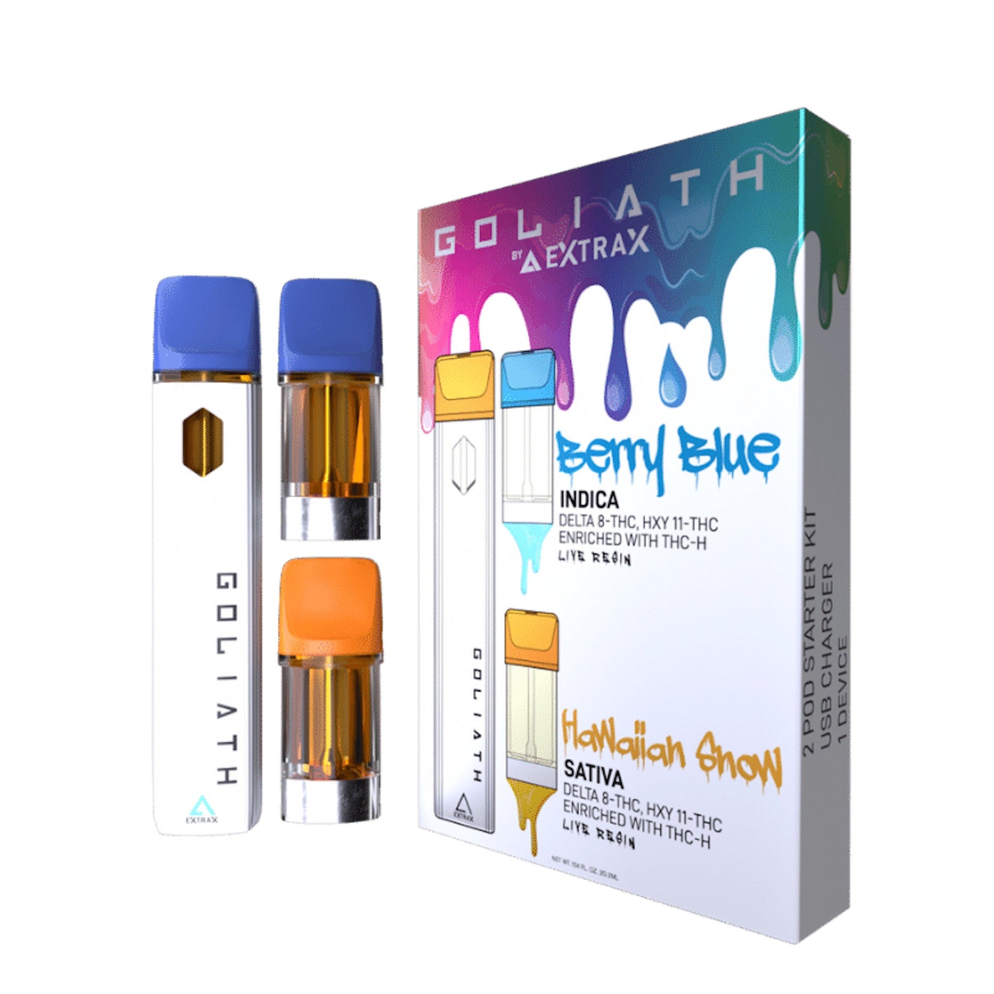 Extrax Goliath Starter Kit Vaporizer 2 Pods