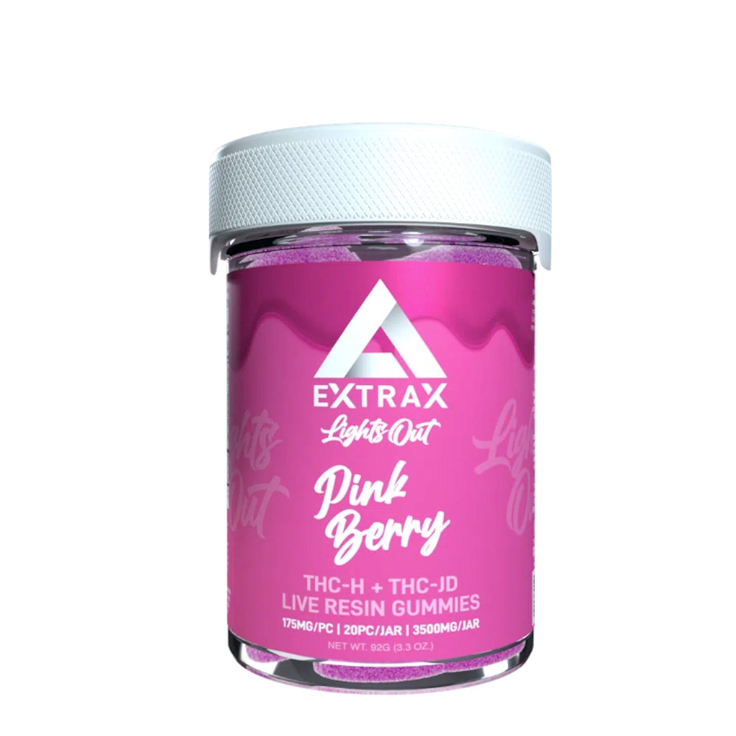 Extrax Lights Out THCh THCjd Gummies 3500mg