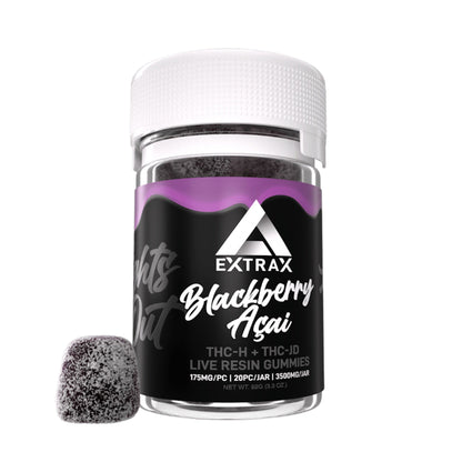 Extrax Lights Out THCh THCjd Gummies 3500mg